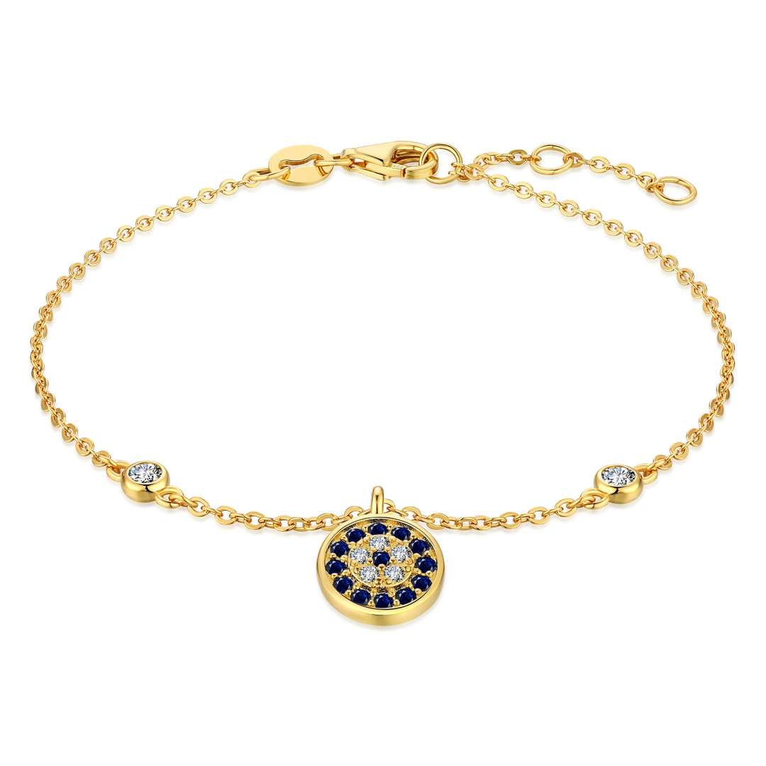 [Miroze Jewelry]Devil's Eye Round Shape Bracelet