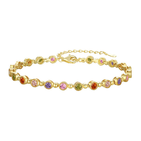[Miroze Jewelry]Sparkling Exquisite Round Cut Party Bracelet