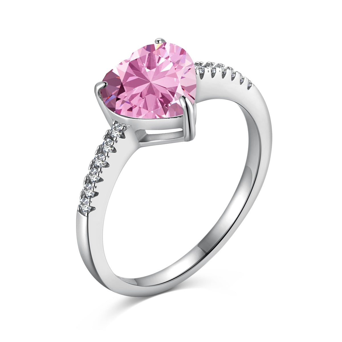 [Miroze Jewelry]2.0 Carat Dazzling Lustrous Heart Cut Lover Ring