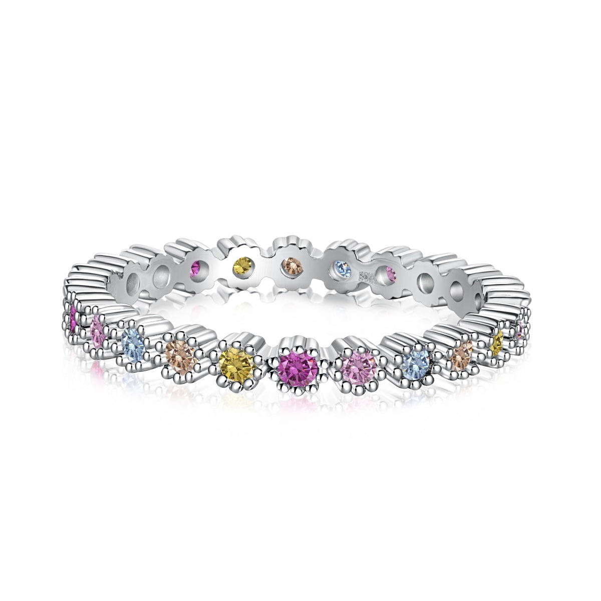 [Miroze Jewelry]Exquisite Colorful Round Cut Party Ring