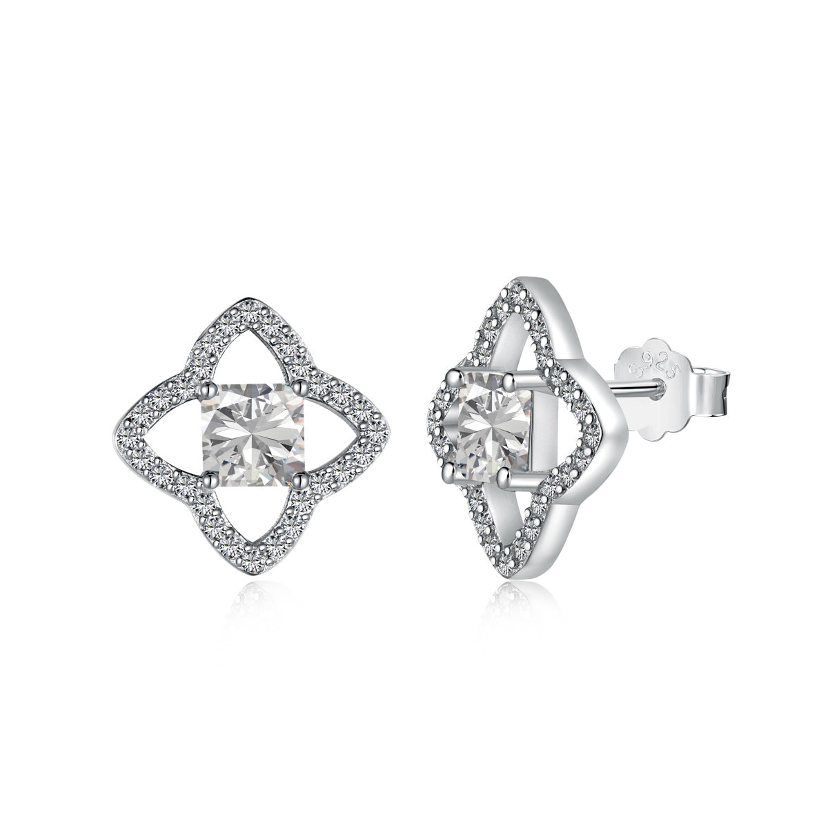 [Miroze Jewelry]Elegant Star Shape Princess Cut Daily Earrings
