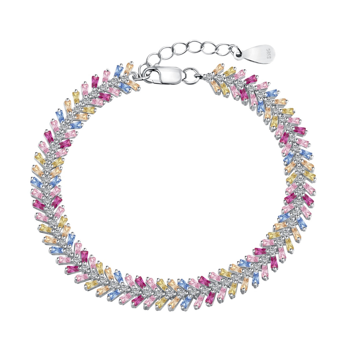 [Miroze Jewelry]Dainty Radiant Emerald Cut Daily Bracelet