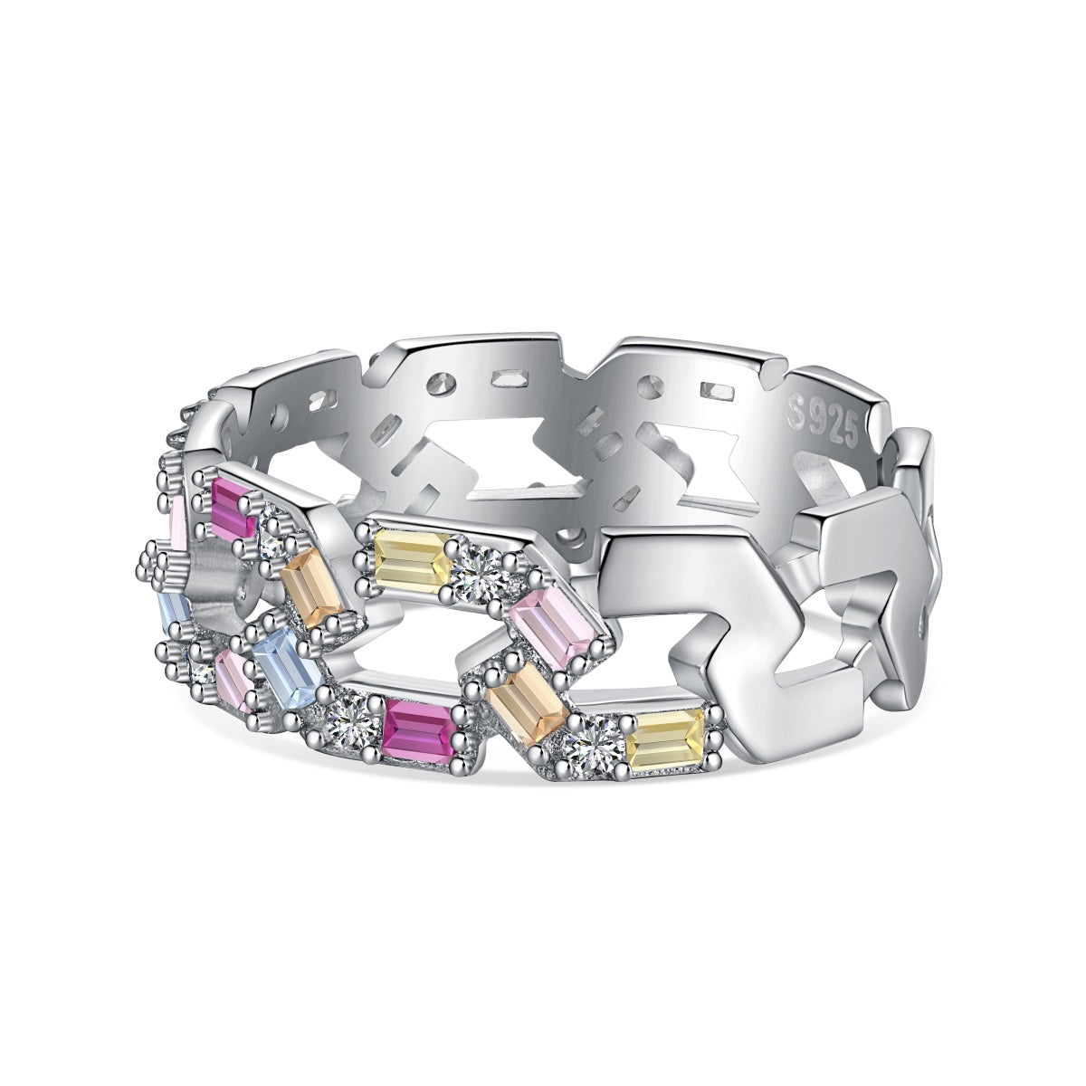 [Miroze Jewelry]Sparkling Vibrant Emerald Cut Daily Ring