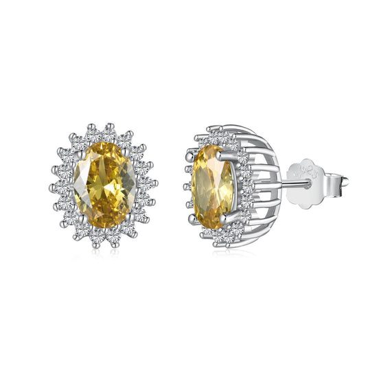 [Miroze Jewelry]Delicate Radiant Oval Cut Daily Earrings