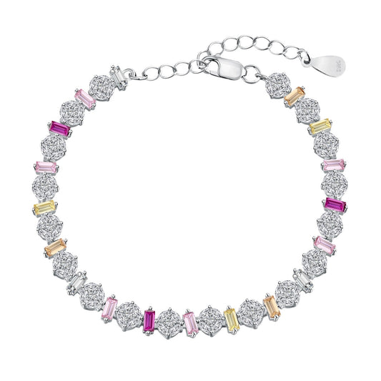 [Miroze Jewelry]Radiant Colorful Round Shape Daily Bracelet