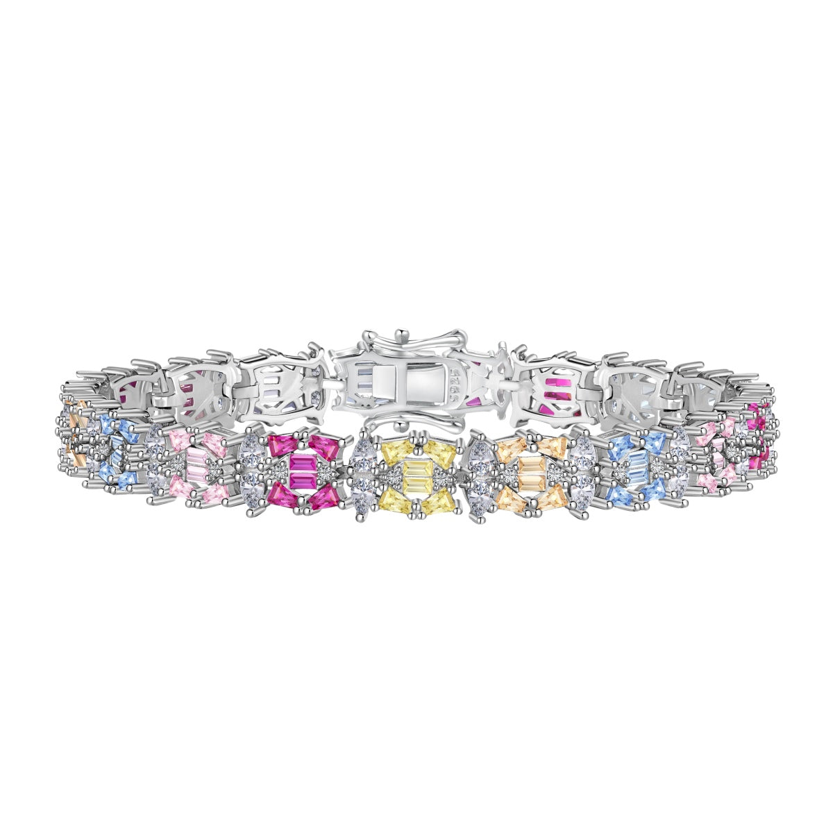 [Miroze Jewelry]Delicate Colorful Multi Cut Party Bracelet