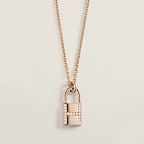 ⭐Miroze HM ADVANCED NICHE LOCK HEAD NECKLACE DIAMONDS