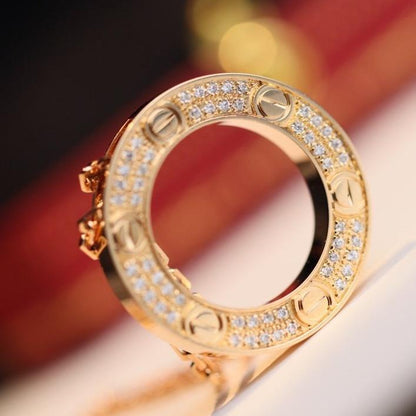 [⭐Miroze]LOVE NECKLACE ADJUSTABLE ROSE GOLD