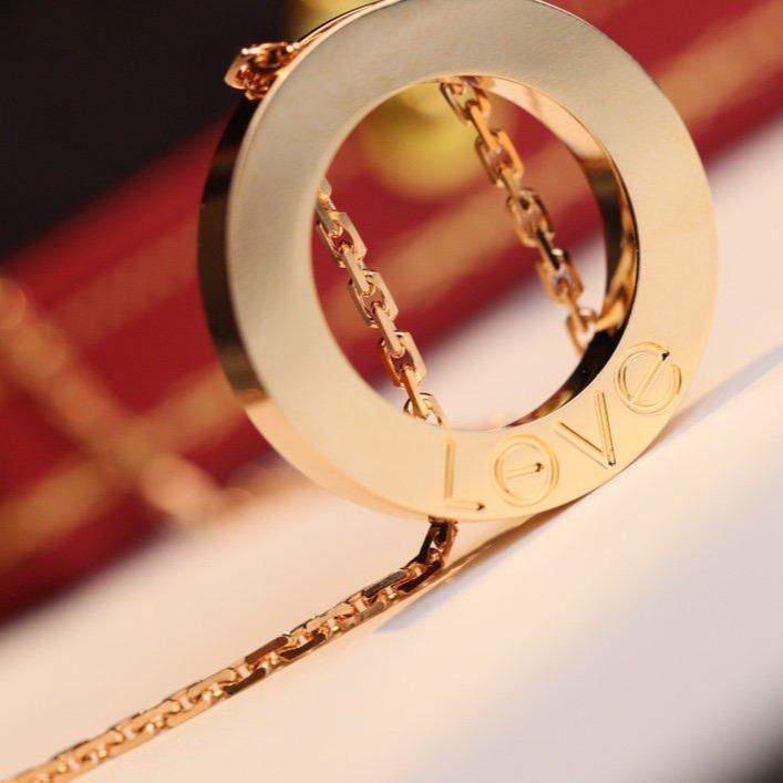 ⭐Miroze LOVE NECKLACE ADJUSTABLE ROSE GOLD