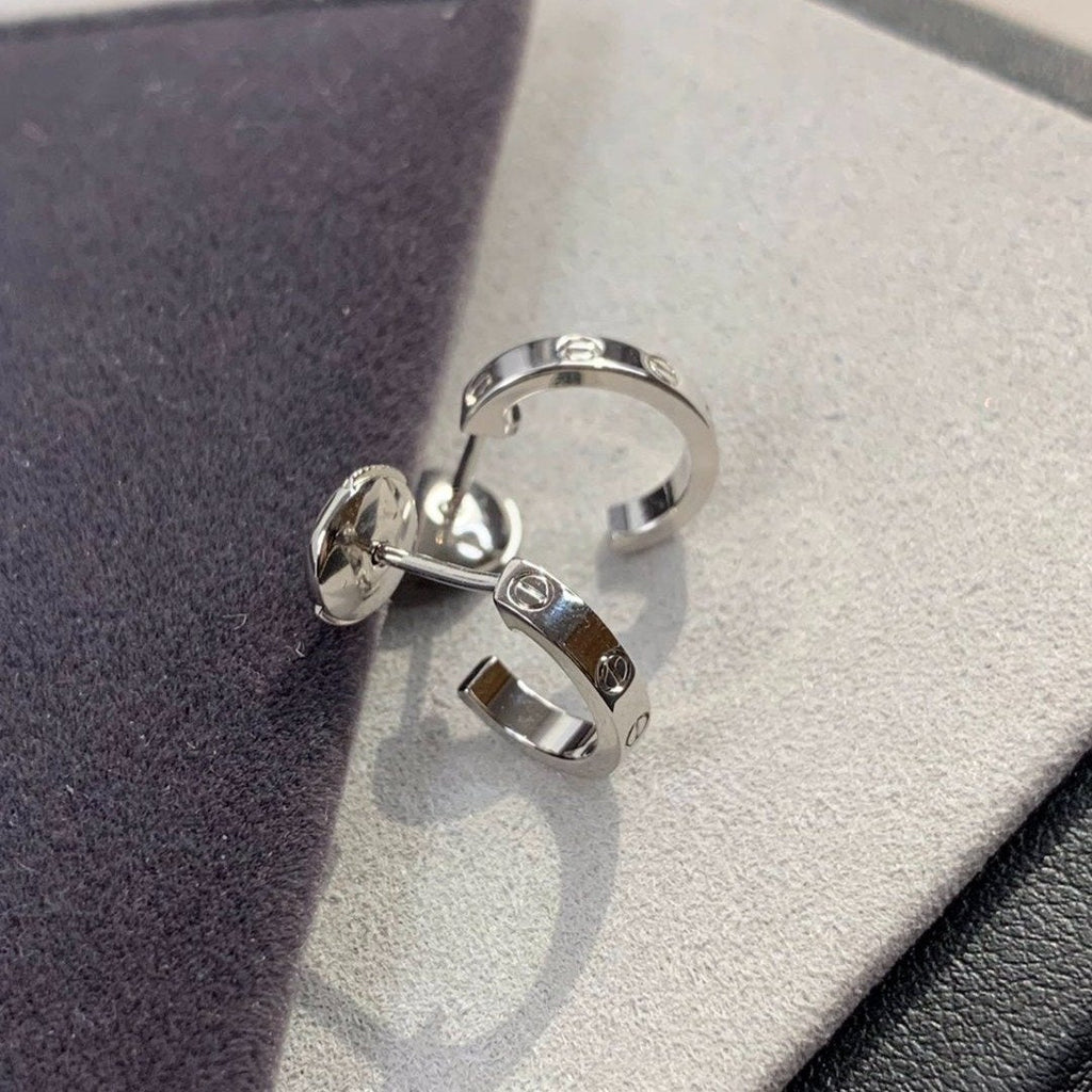 ⭐Miroze LOVE EARRINGS 2.65MM SILVER