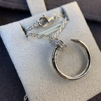 ⭐Miroze JUSTE NECKLACE SILVER DIAMONDS