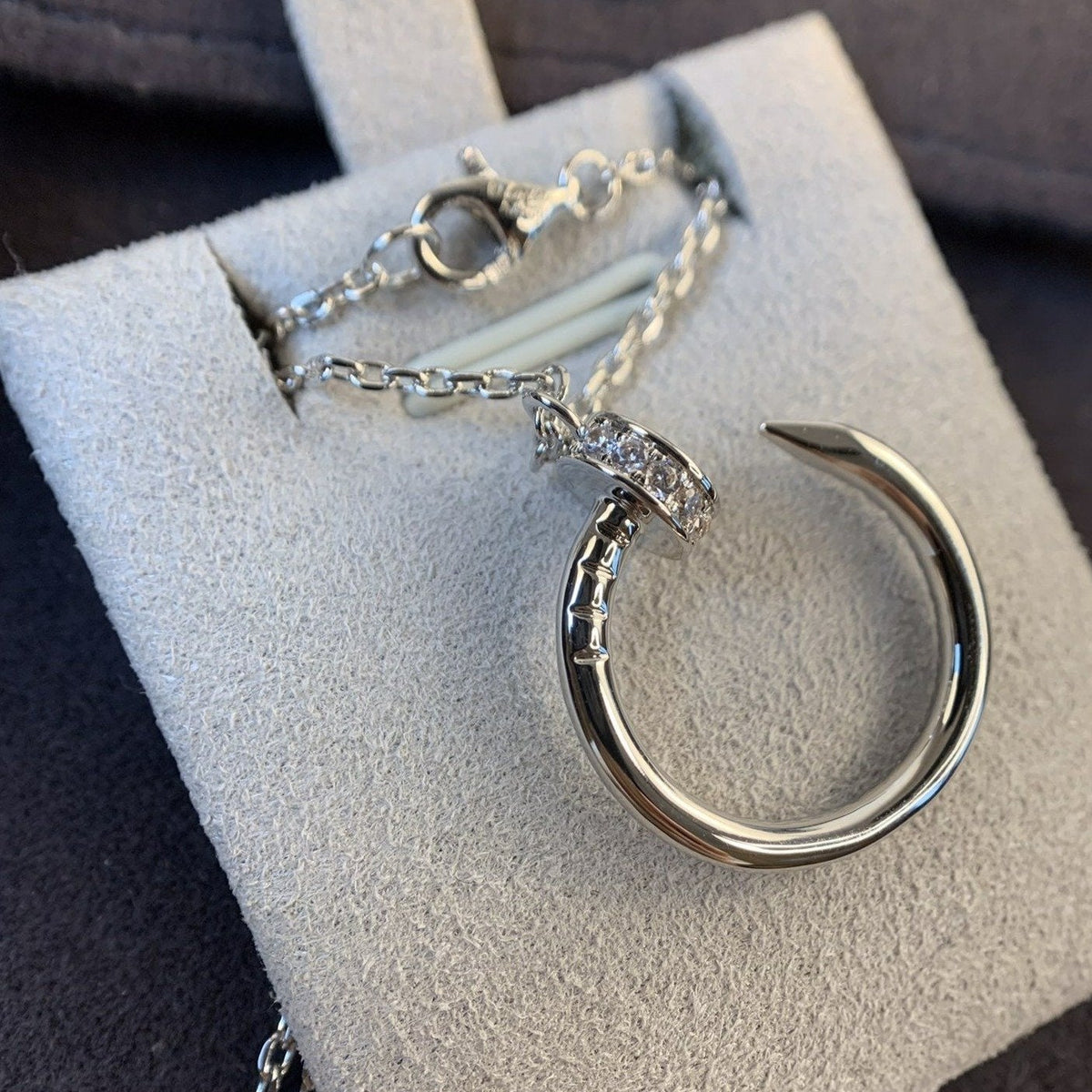 ⭐Miroze JUSTE NECKLACE SILVER DIAMONDS