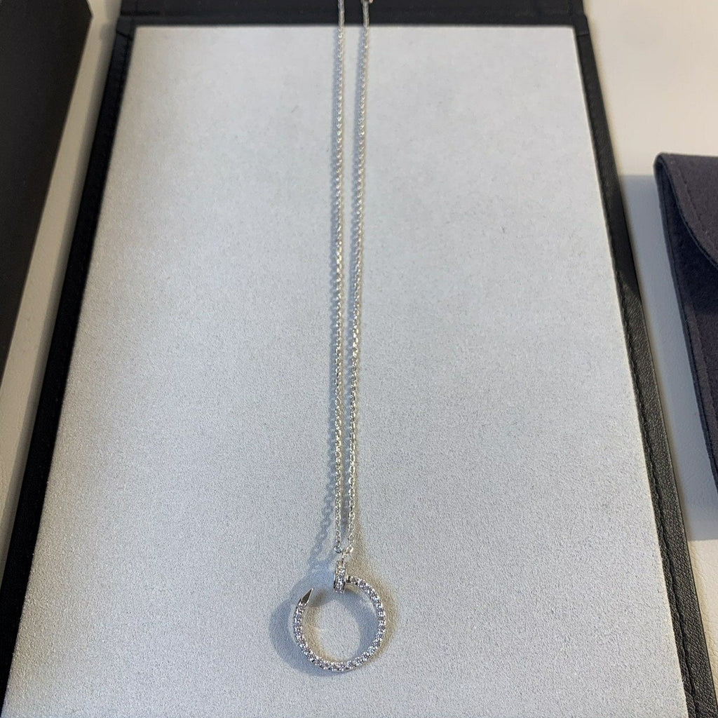 ⭐Miroze JUSTE NECKLACE SILVER DIAMONDS