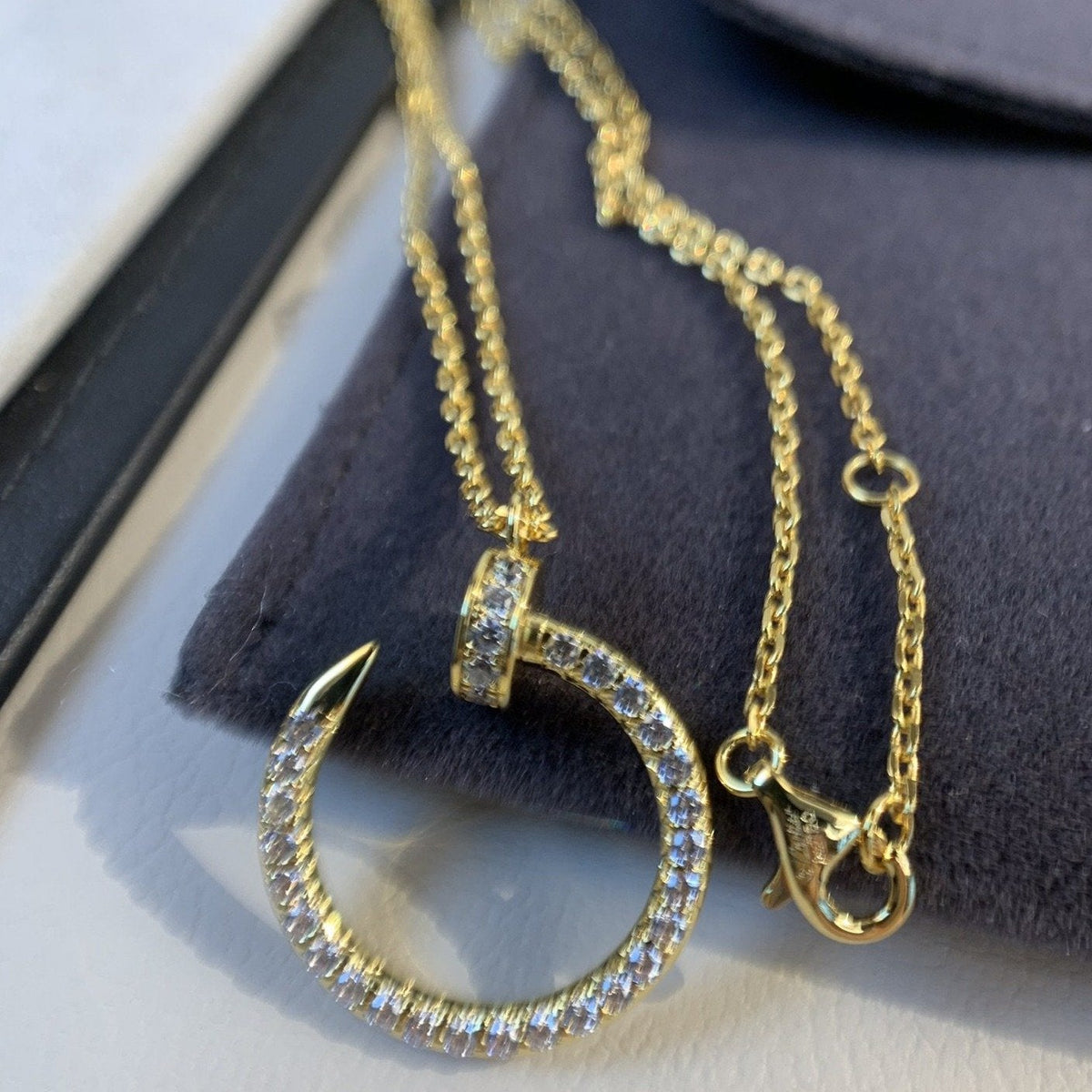 [⭐Miroze]JUSTE NECKLACE GOLD DIAMONDS