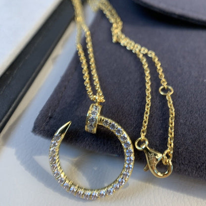 [⭐Miroze]JUSTE NECKLACE GOLD DIAMONDS