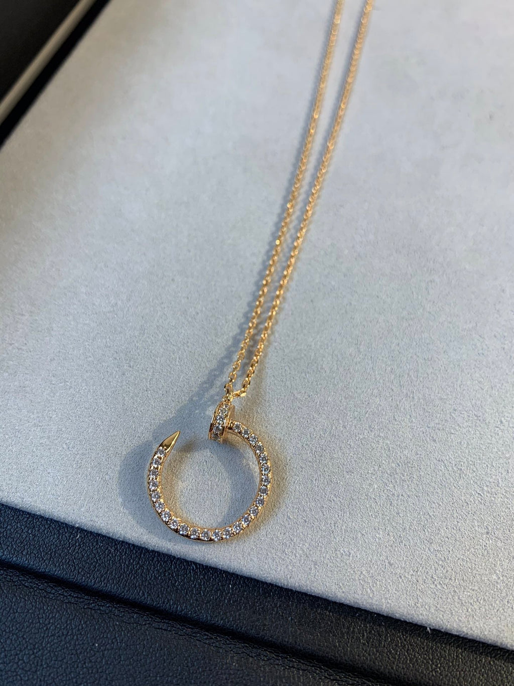 ⭐Miroze JUSTE NECKLACE PINK GOLD DIAMONDS
