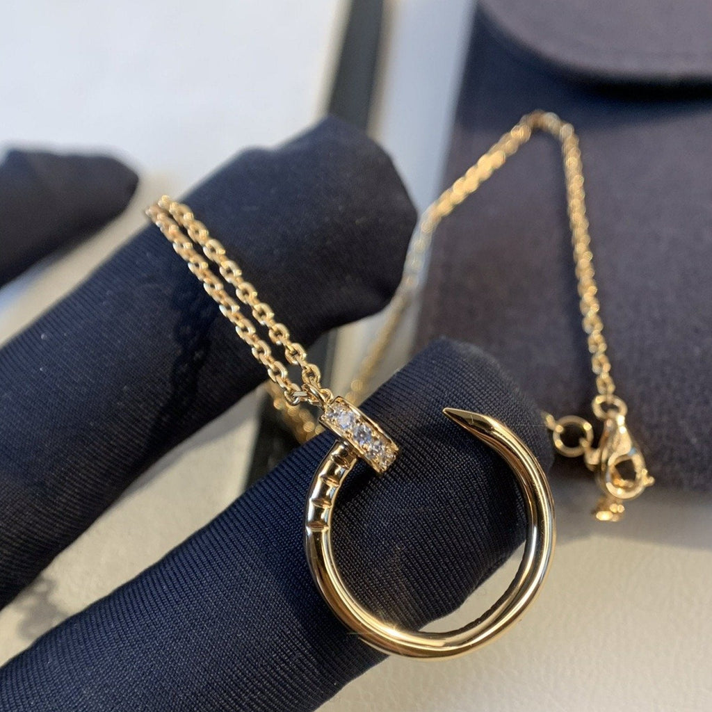 ⭐Miroze JUSTE NECKLACE PINK GOLD DIAMONDS