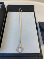 ⭐Miroze JUSTE NECKLACE PINK GOLD DIAMONDS