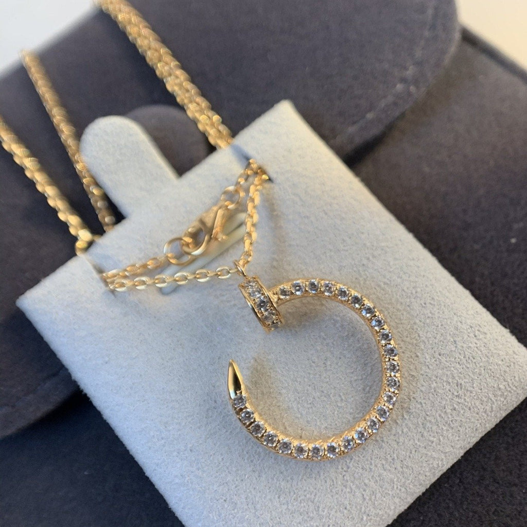 ⭐Miroze JUSTE NECKLACE PINK GOLD DIAMONDS