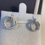 ⭐Miroze JUSTE EARRINGS SILVER DIAMONDS