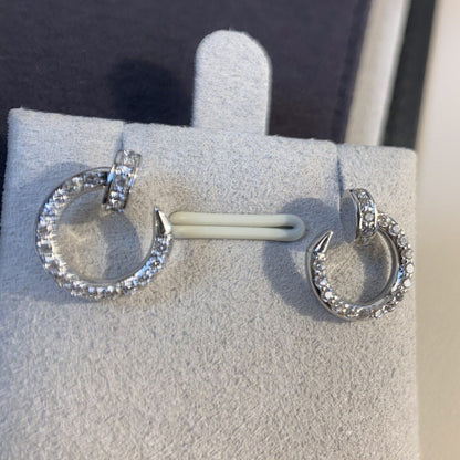 [⭐Miroze]JUSTE EARRINGS SILVER DIAMONDS