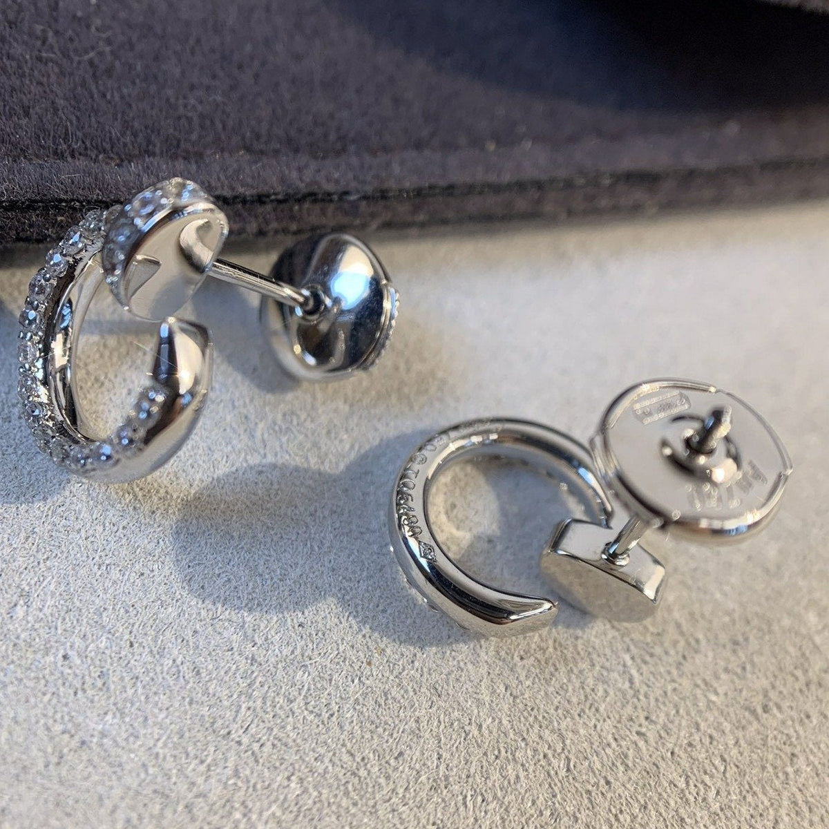 [⭐Miroze]JUSTE EARRINGS SILVER DIAMONDS