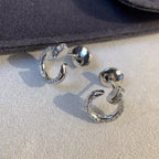 ⭐Miroze JUSTE EARRINGS SILVER DIAMONDS