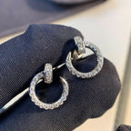 ⭐Miroze JUSTE EARRINGS SILVER DIAMONDS