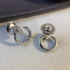 ⭐Miroze JUSTE EARRINGS SILVER DIAMONDS