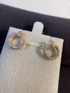 ⭐Miroze JUSTE EARRINGS GOLD DIAMONDS