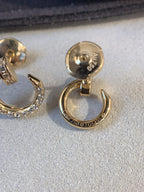⭐Miroze JUSTE EARRINGS GOLD DIAMONDS