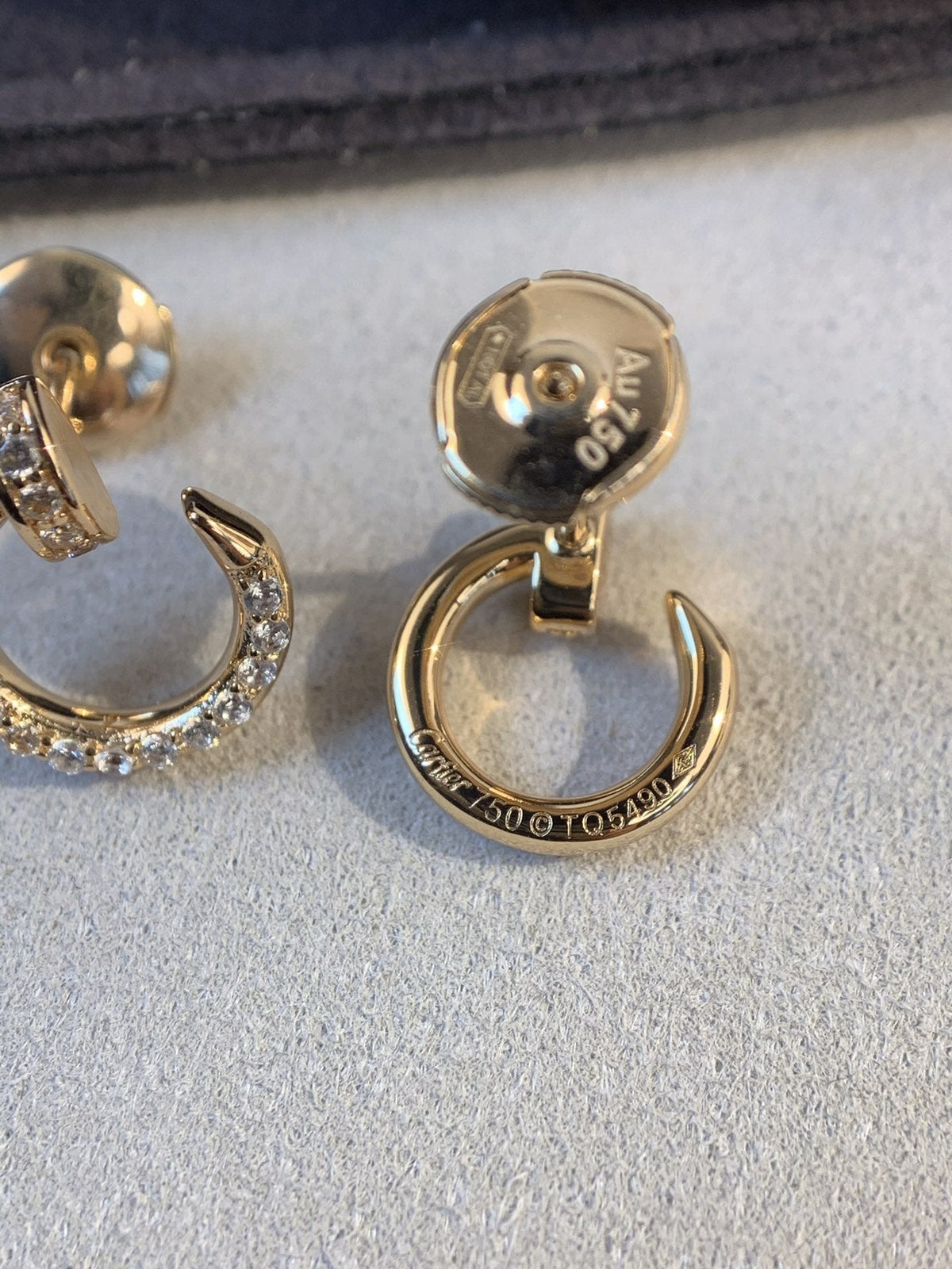 [⭐Miroze] JUSTE EARRINGS GOLD DIAMONDS
