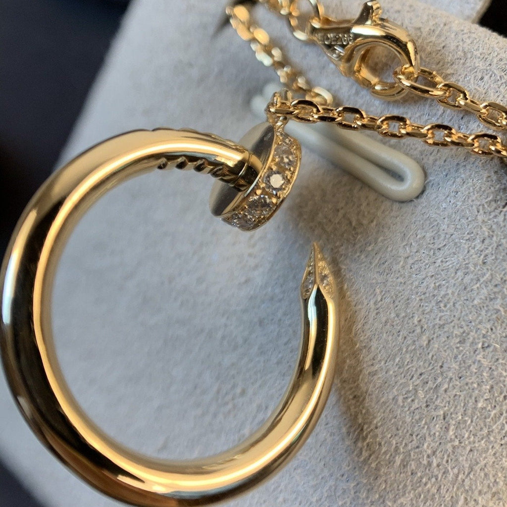 ⭐Miroze JUSTE NECKLACE PINK GOLD