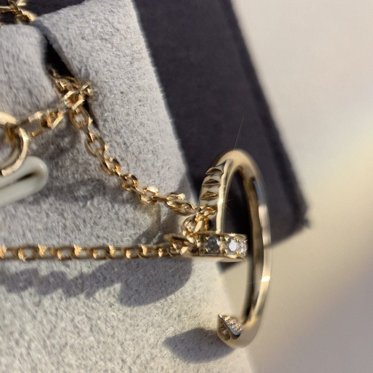 ⭐Miroze JUSTE NECKLACE PINK GOLD