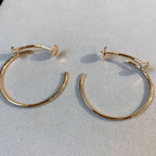 ⭐Miroze JUSTE EARRINGS GOLD DIAMONDS 1.8MM