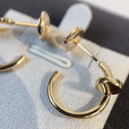 ⭐Miroze JUSTE EARRINGS PINK GOLD
