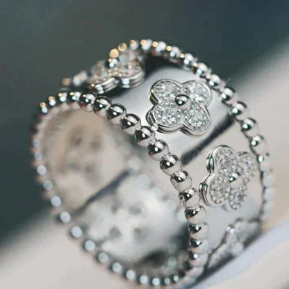 [⭐Miroze]CLOVER KALEIDOSCOPE RING 10MM