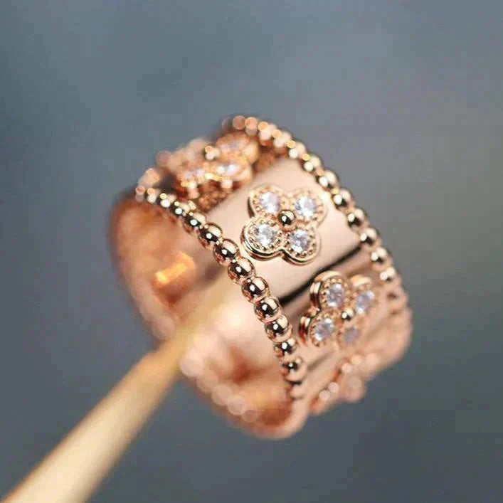 [⭐Miroze]CLOVER KALEIDOSCOPE RING 10MM