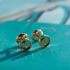 ⭐Miroze LOVE EARRINGS PINK GOLD 10MM