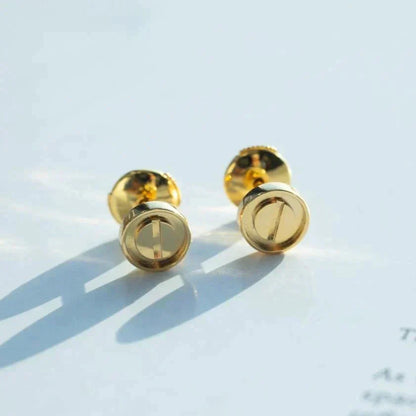 [⭐Miroze]LOVE EARRINGS GOLD 10MM