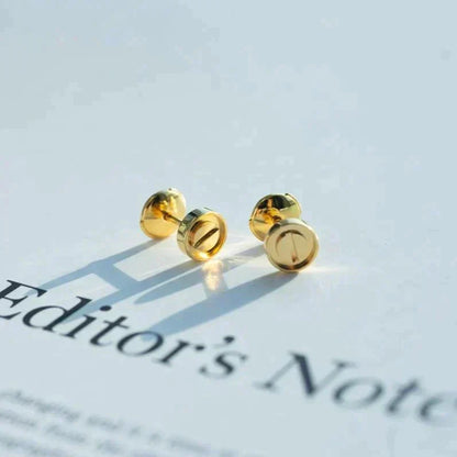 [⭐Miroze]LOVE EARRINGS GOLD 10MM