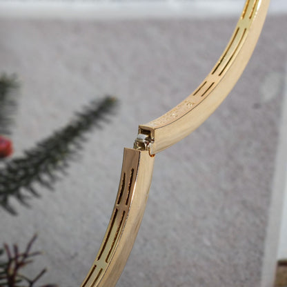 [⭐Miroze]SERPENTI BRACELET PINK GOLD DIAMOND DOUBLE SNAKE