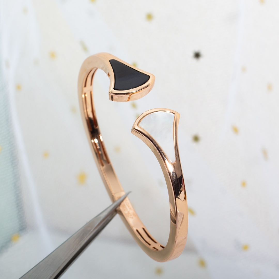 [⭐Miroze]DREAM BRACELET OPEN PINK GOLD MOP