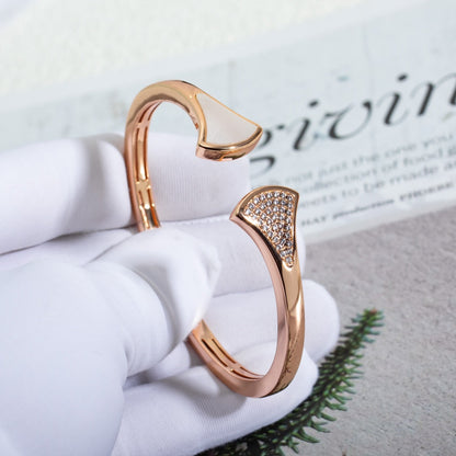 [⭐Miroze]DREAM BRACELET OPEN PINK GOLD MOP DIAMOND
