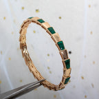 [⭐Veya]SERPENTI BRACELET PINK GOLD MALACHITE