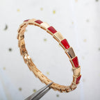 [⭐Veya]SERPENTI BRACELET PINK GOLD RUBELLITE