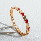 [⭐Veya]SERPENTI BRACELET PINK GOLD RUBELLITE