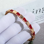 [⭐Veya]SERPENTI BRACELET PINK GOLD RUBELLITE