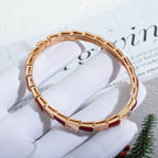 [⭐Veya]SERPENTI BRACELET PINK GOLD RUBELLITE