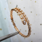 [⭐Veya]SERPENTI BRACELET 6.8MM PINK GOLD DIAMOND